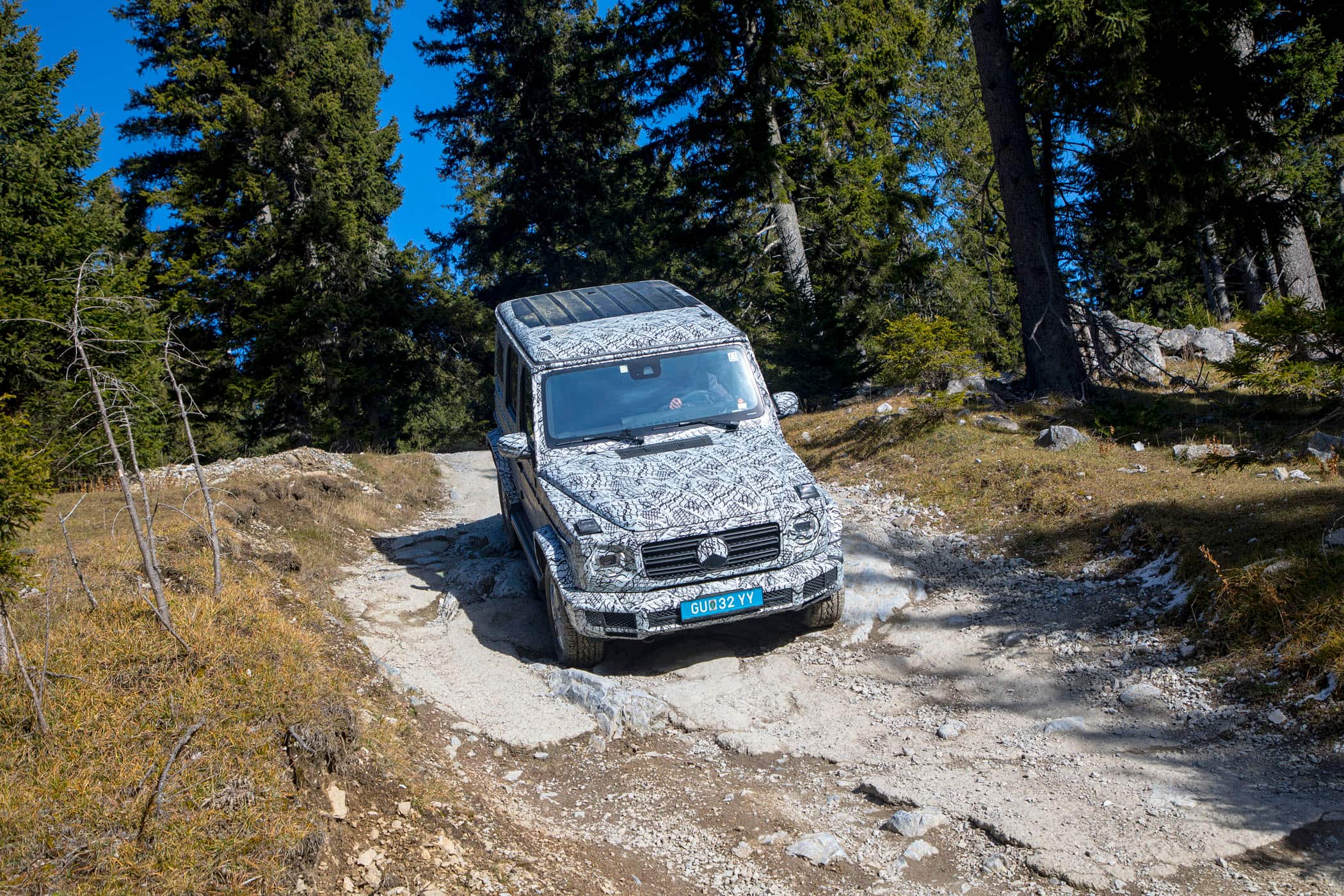 SPERRFRIST Mercedes G Erlkönig W464 Mitfahrt Schöckl Graz