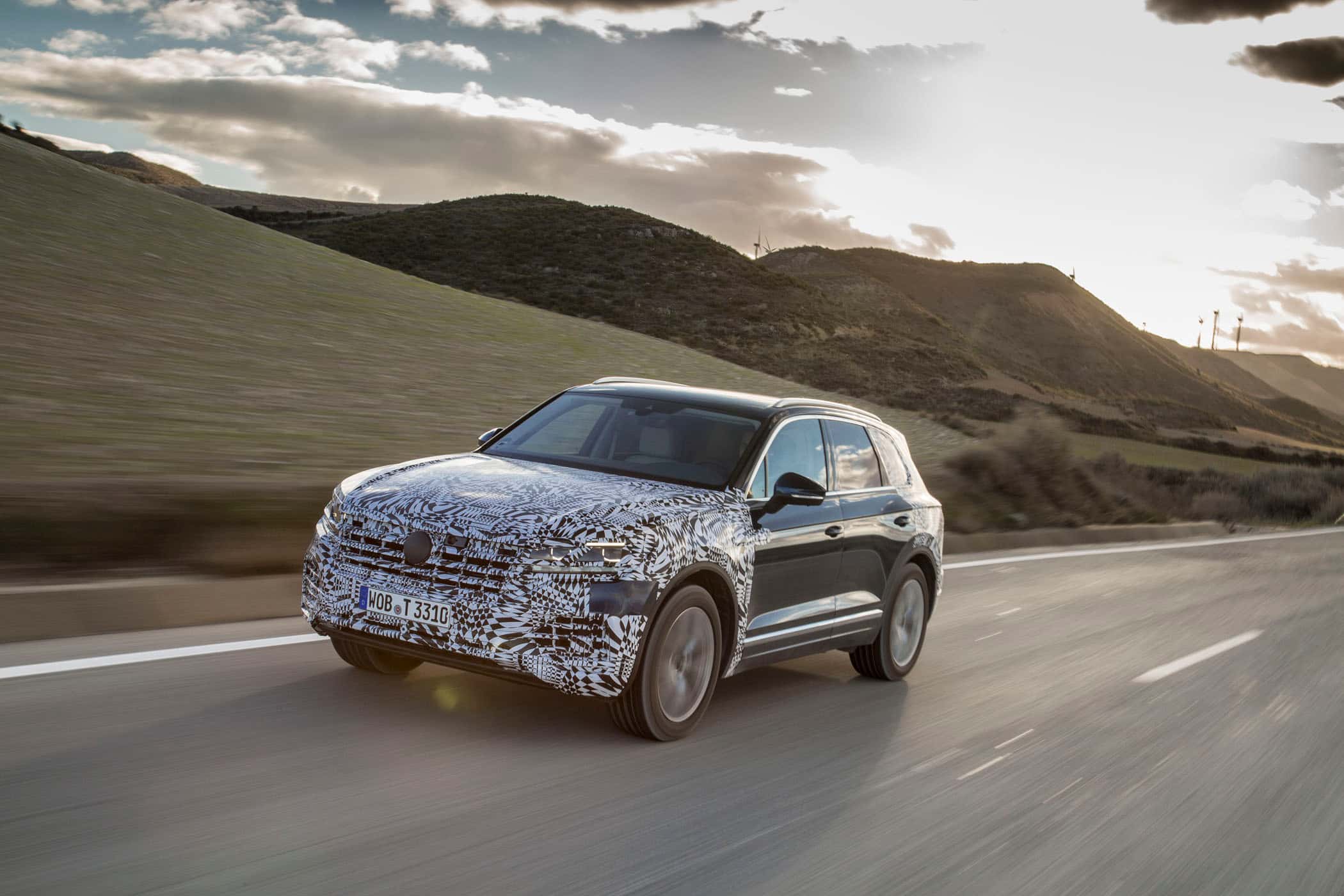 VW Touareg III (2018) Covered Drive / Abnahmefahrt SPERRFRIST 01.03.2018 