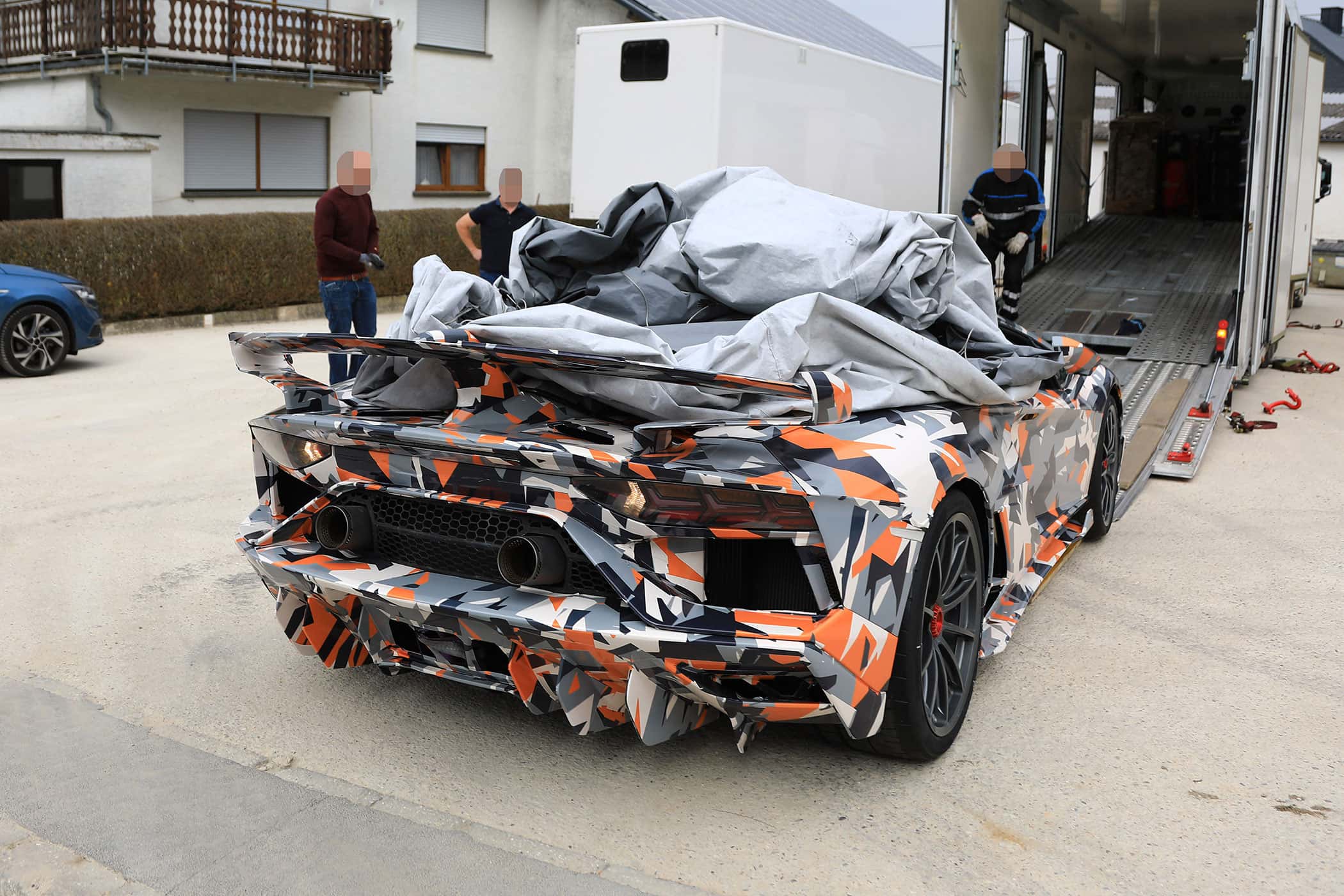 Erlkönig Lamborghini Aventador SVJ