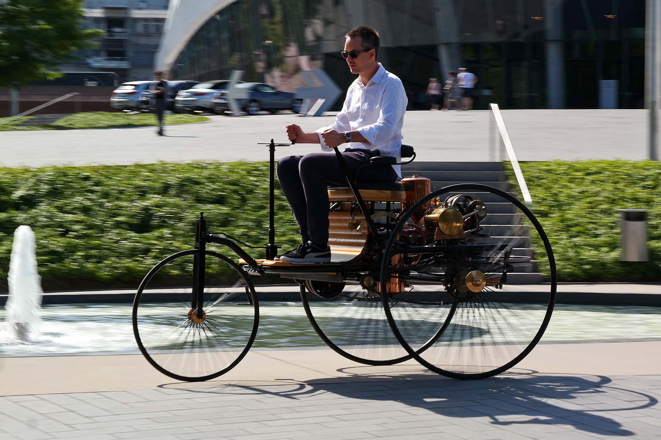 Benz Patent Motorwagen Replika 2002, 07/2018 Benz Patent Motorwagen Replika 2002