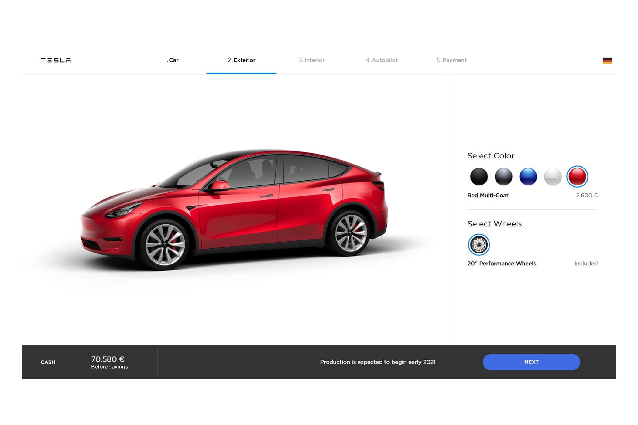 Tesla Model Y Konfigurator 2019 Tesla Model Y Konfigurator 2019