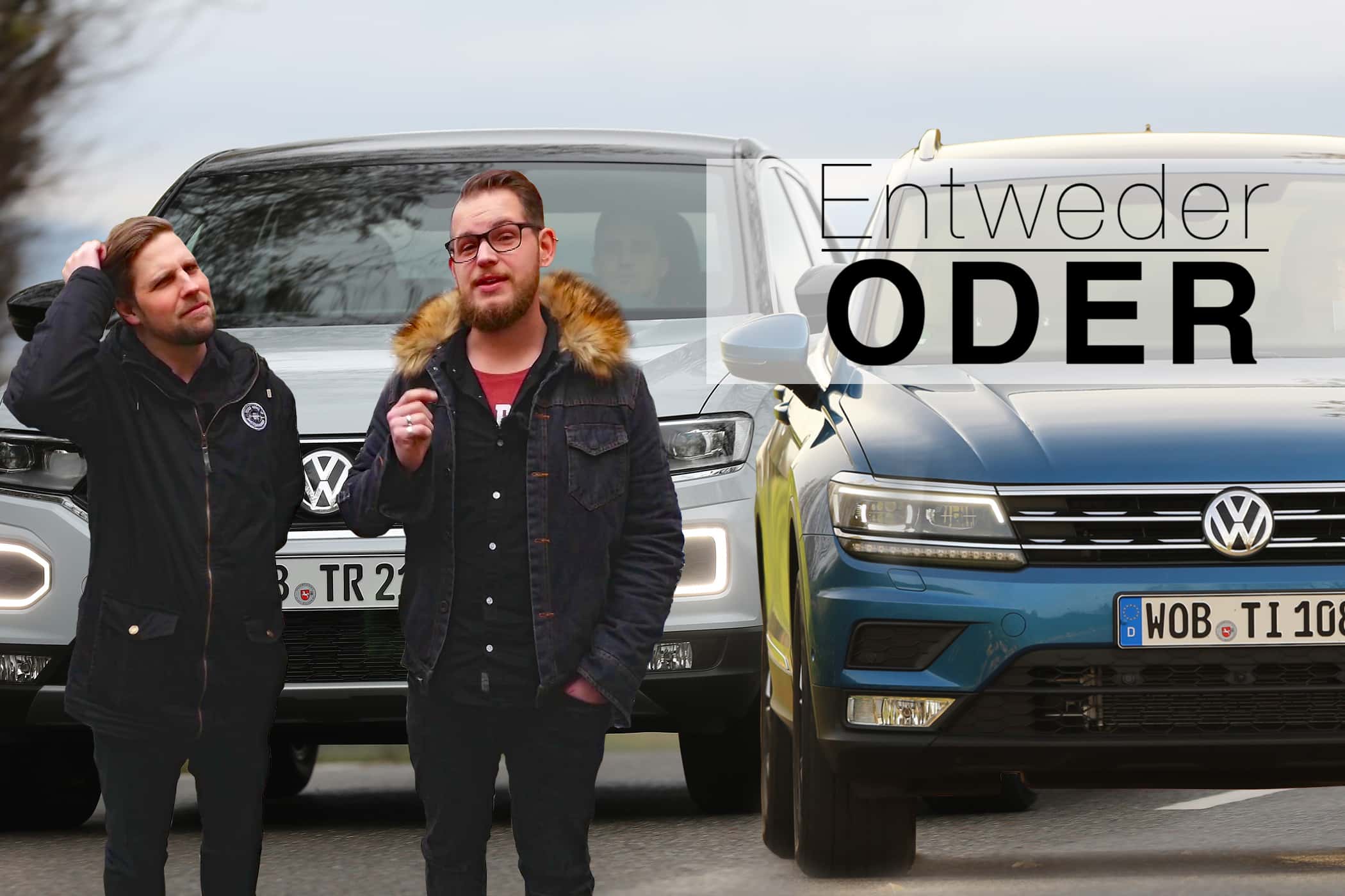 Entweder ODER Vergleich VW T-Roc Tiguan SUV