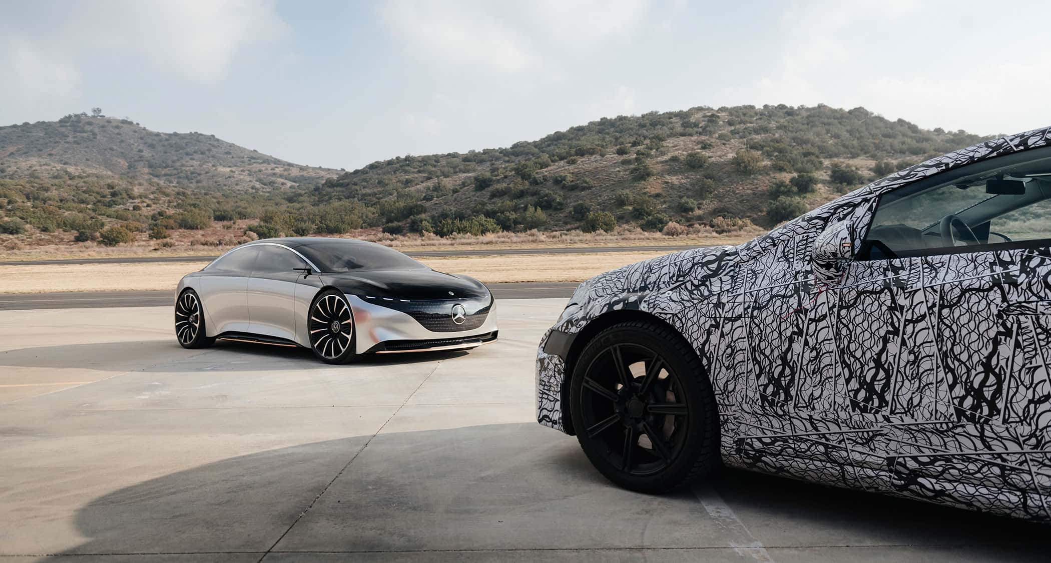 Erlkönig Mercedes EQS