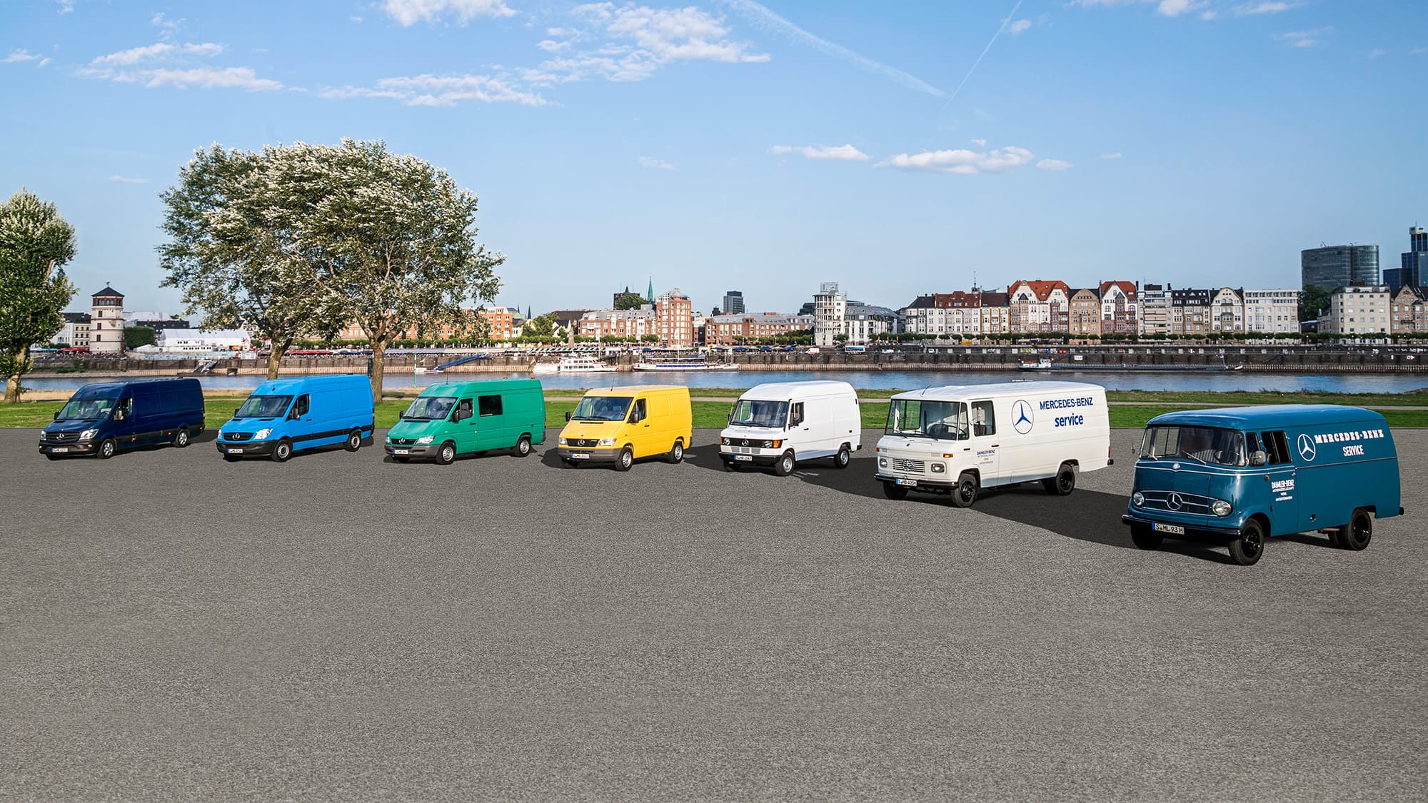 Mercedes Sprinter Generationen 1955 bis 2019