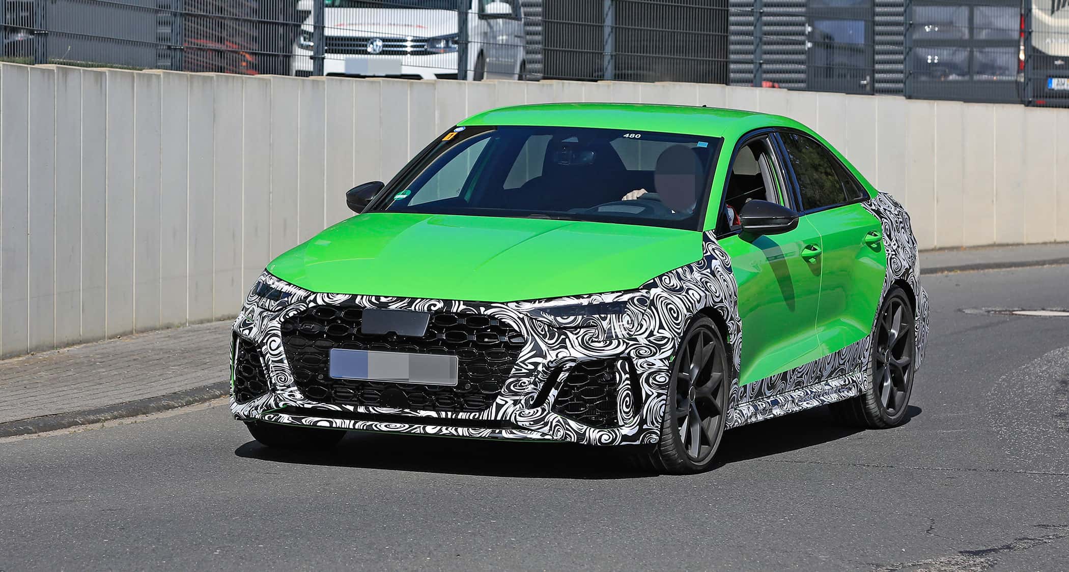 09/2020, Erlkönig, Audi RS3 Limousine Erlkönig Audi RS3 Limousine