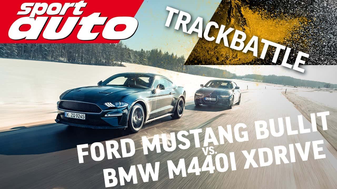 Trackbattle, sport auto, Ford Mustang Bullit , BMW M440i xDrive
