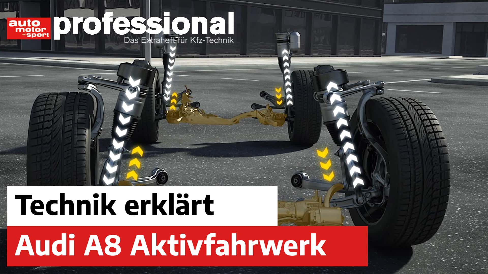 Technik erklärt, Aktivfahrwerk, Audi A8