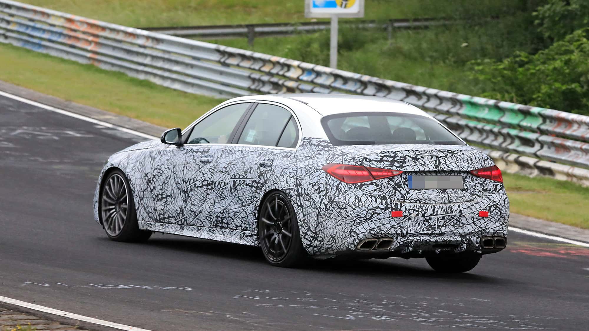 Erlkönig Mercedes-AMG C63