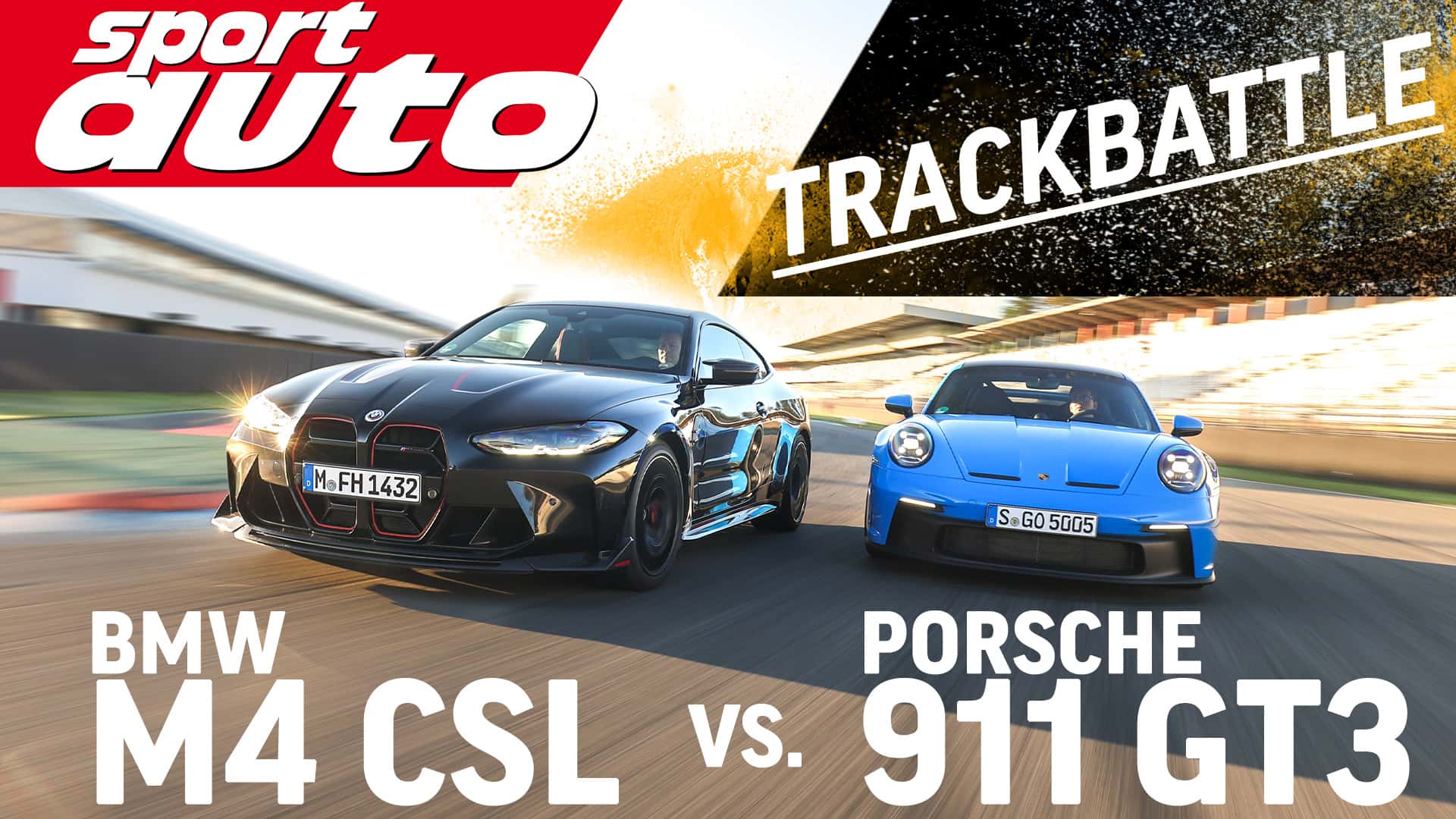 BMW M4 CSL, Porsche 911 GT3, sport auto