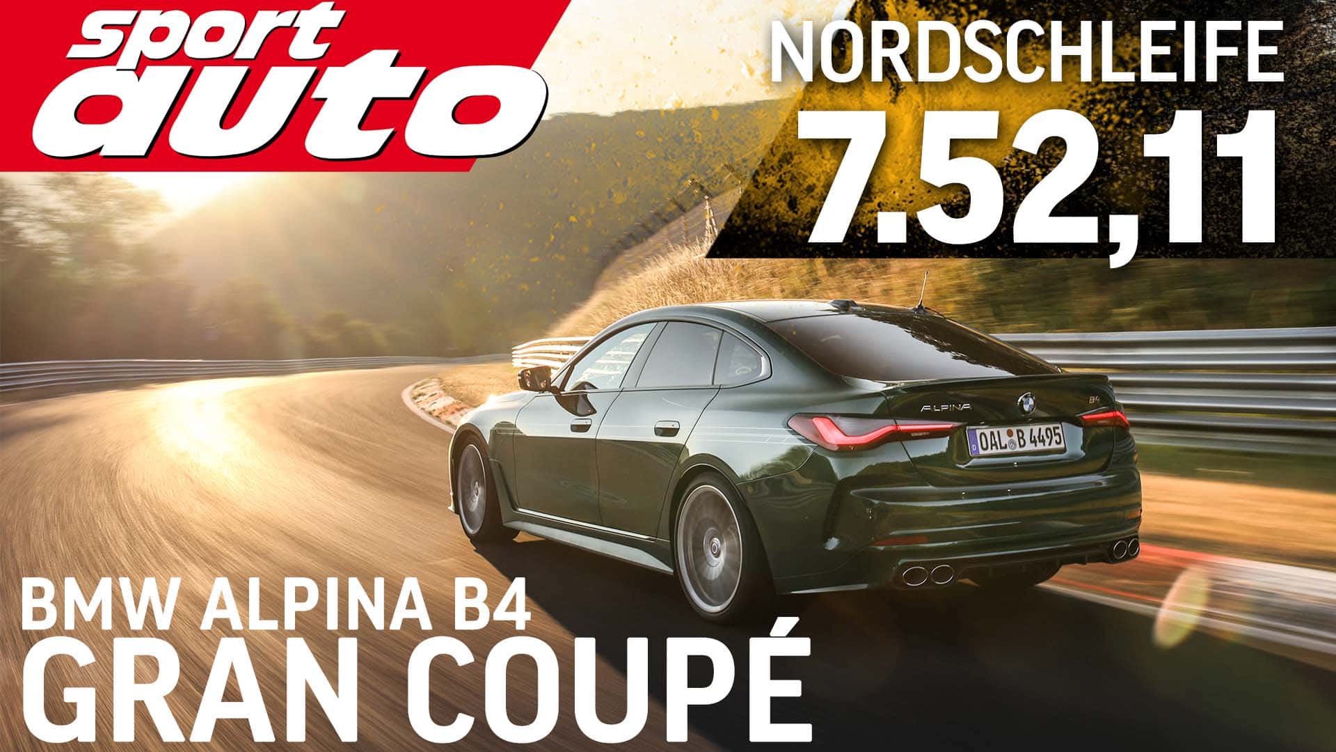 Supertest, Alpina B4 Gran Coupe, sport auto