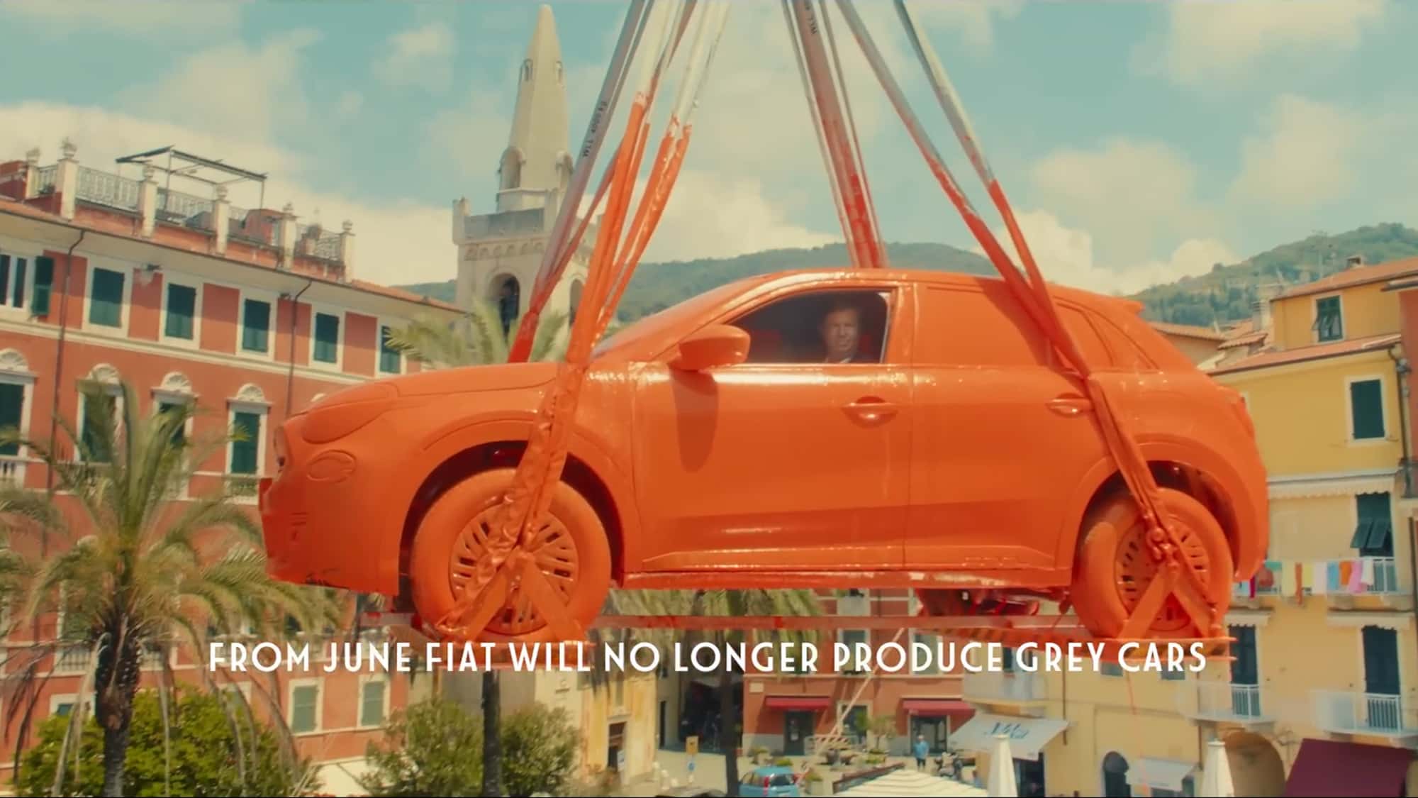 Fiat Operation No Grey, Kein Grau bei Fiat, fiat 600 600e orange