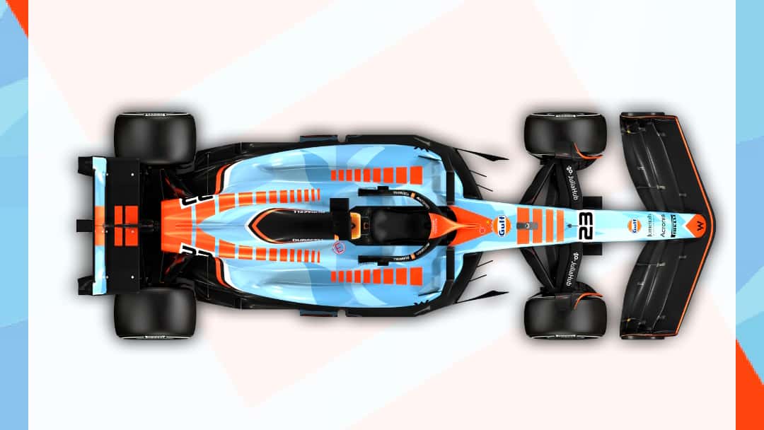 Williams FW45 - Gulf-Design - 2023