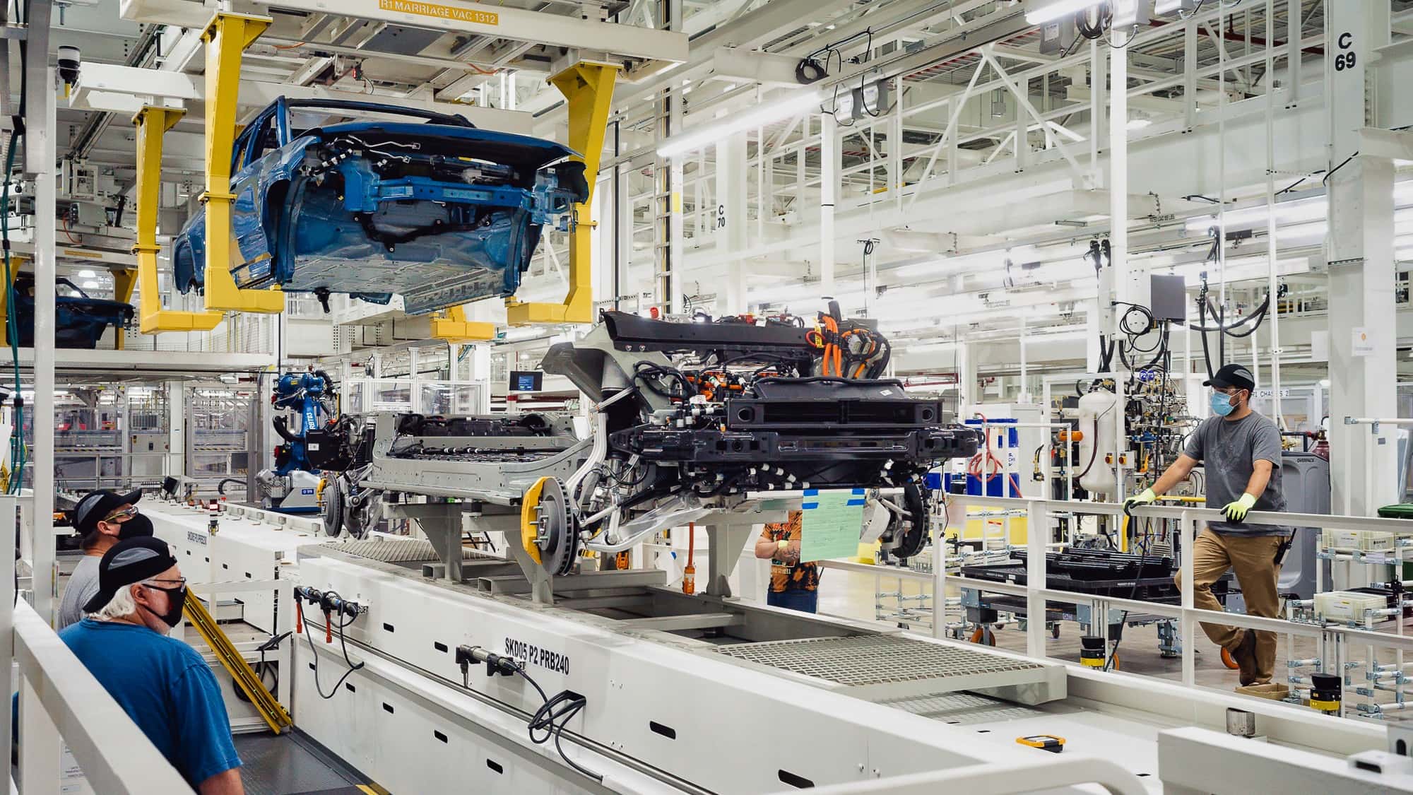 Rivian Fabrik Autofabrik Produktion Elektroauto Rivian Fabrik Autofabrik Produktion Elektroauto