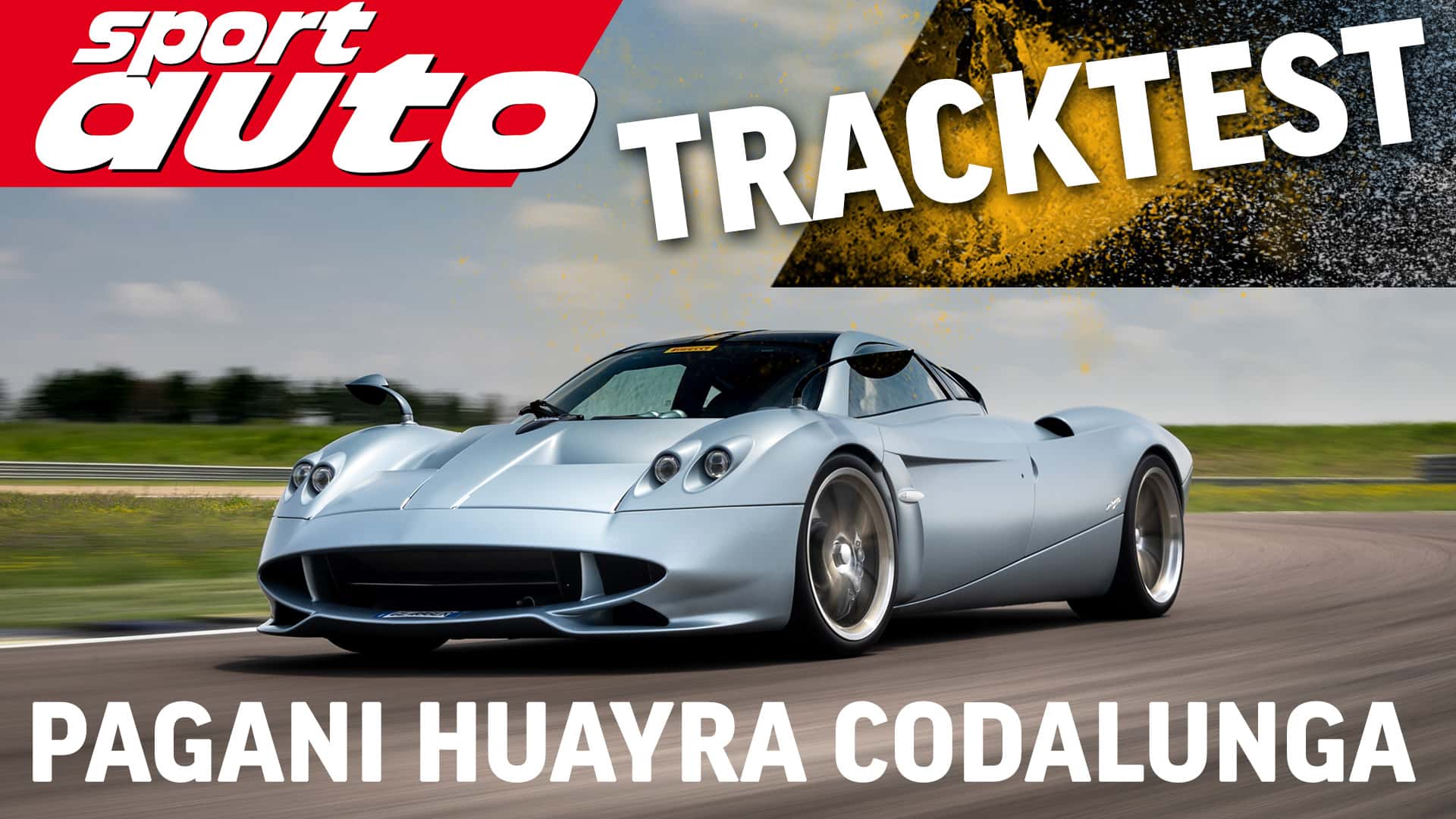 Pagani Huayra Codalunga; Tracktest, sport auto