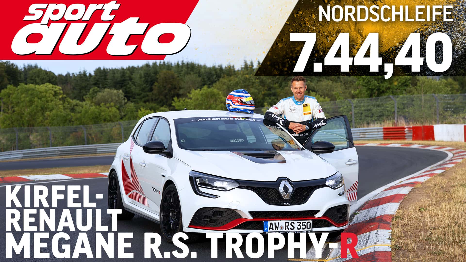 Kirfel-Renault Megane R.S. Trophy-R, Supertest, Norschleife