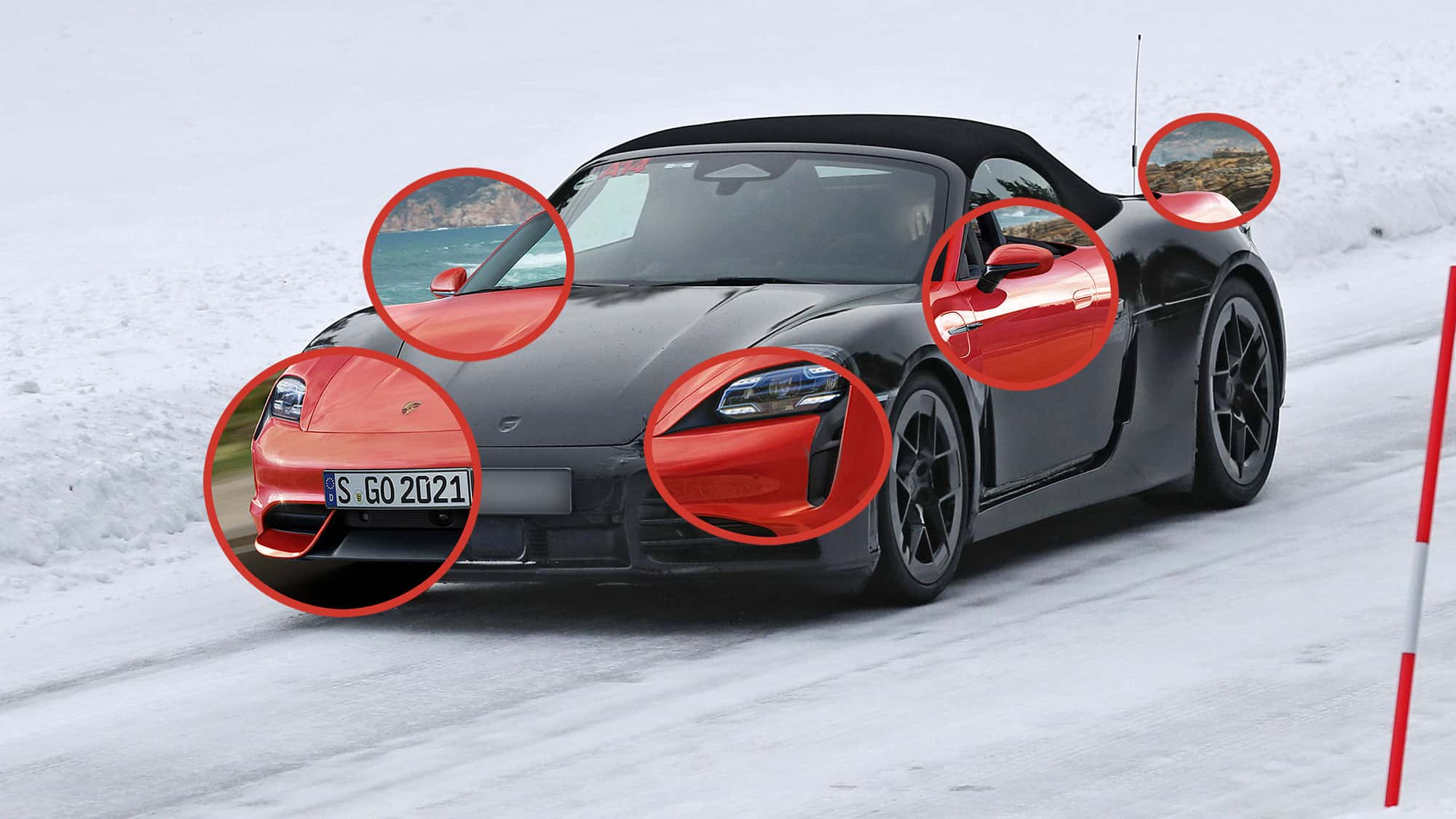 Erlkönig Porsche Boxster EV