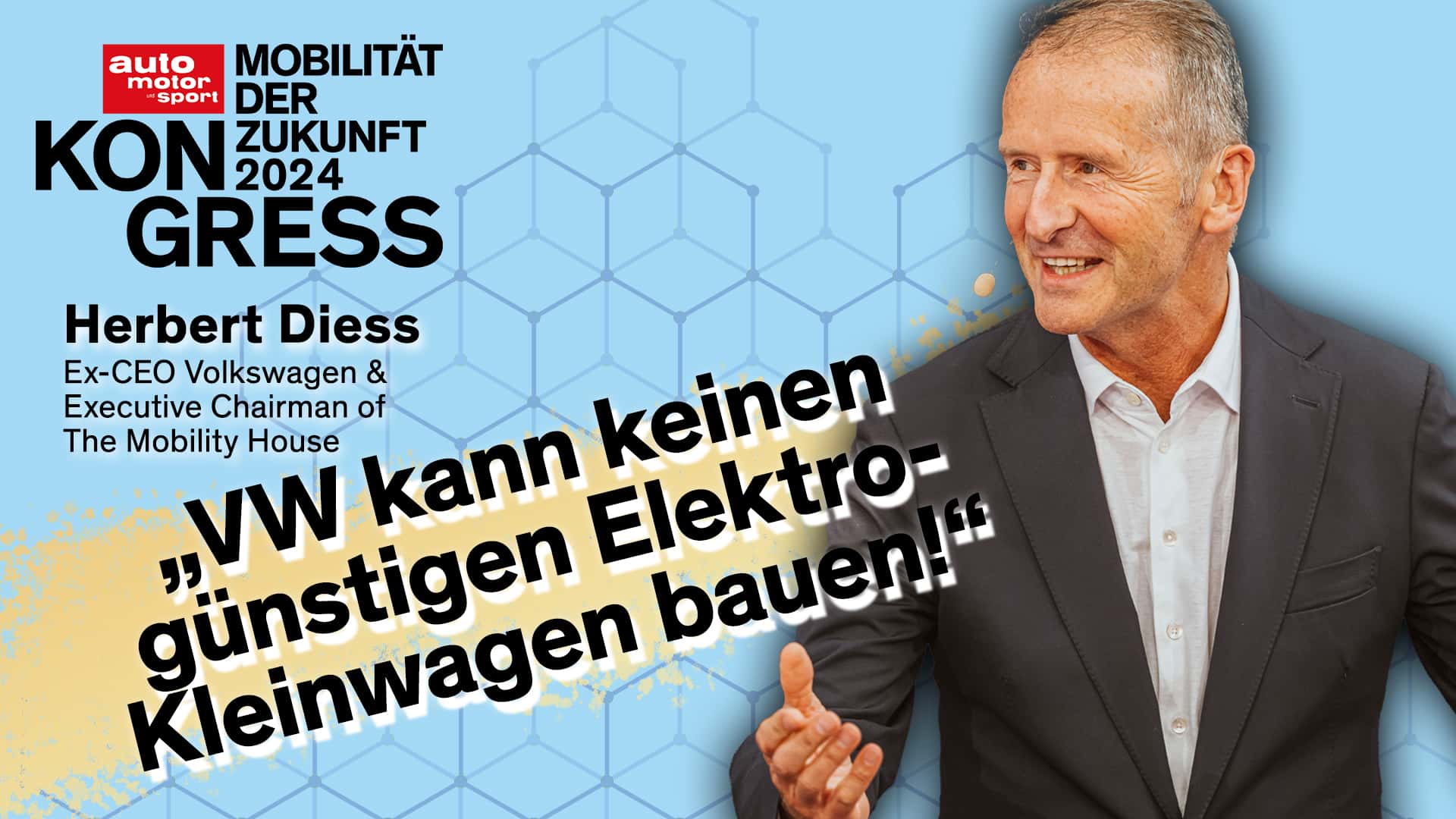 Herbert Diess ams Kongress 2024