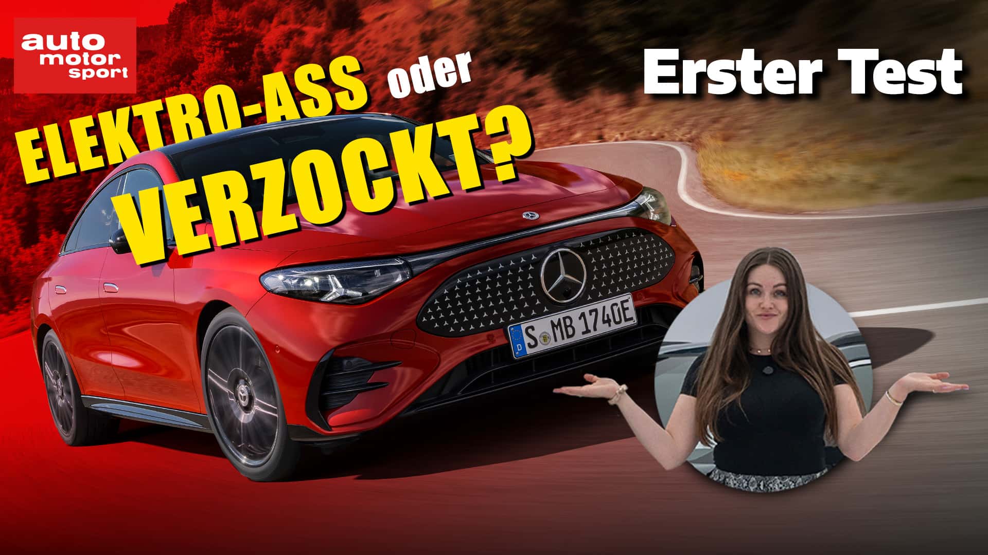 Mercedes CLA Fahrbericht 2025 Thumbnail Video