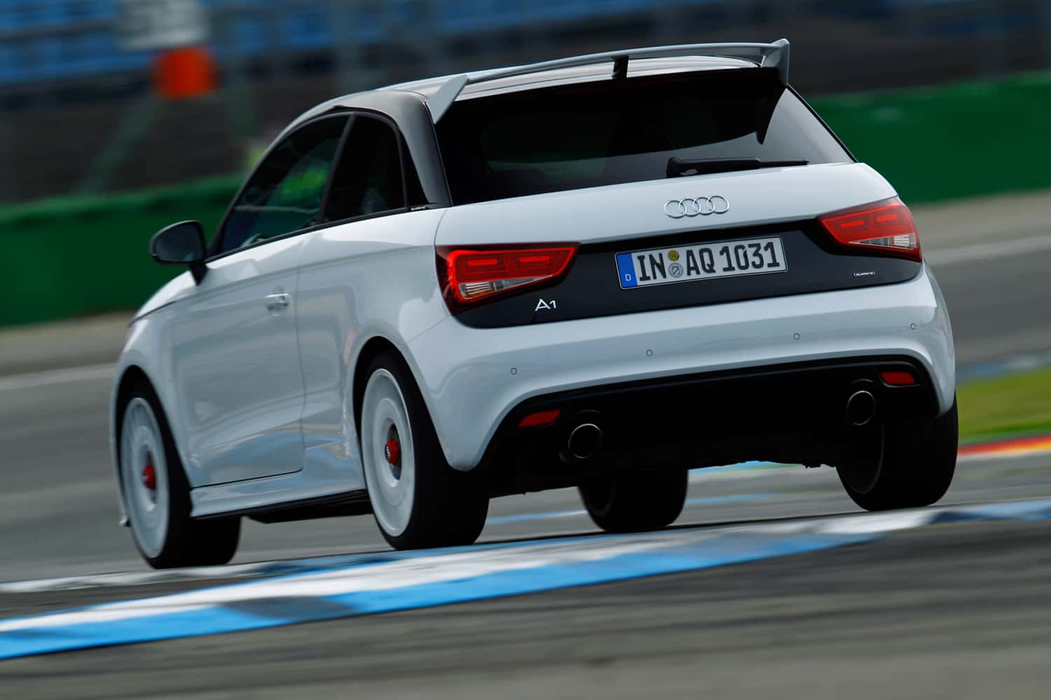Audi A1 quattro, Heckansicht