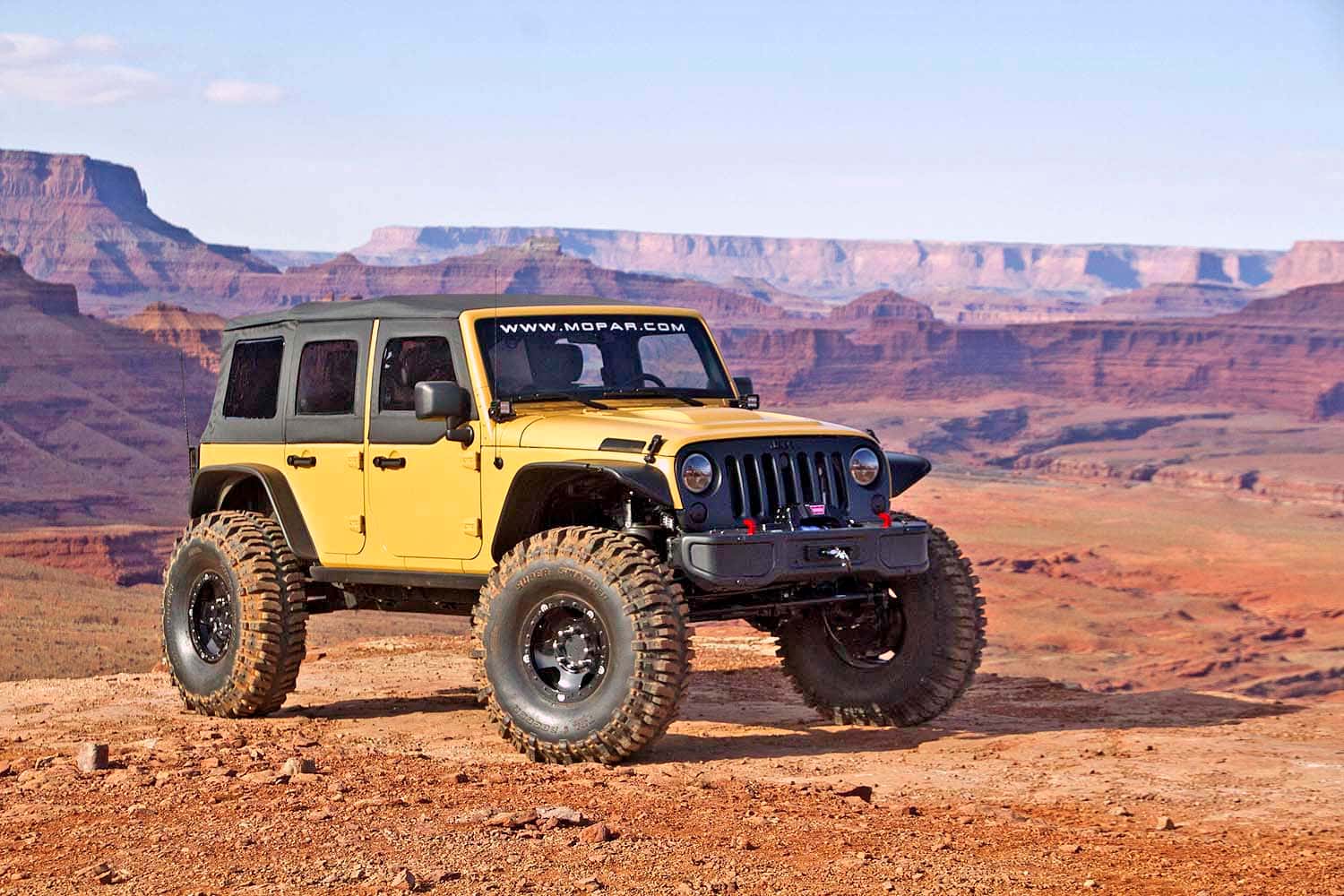 Moab Easter Jeep Safari: Trailhawk, Mopar Recon, Flattop, Sand Trooper, Stitch und Flattop
