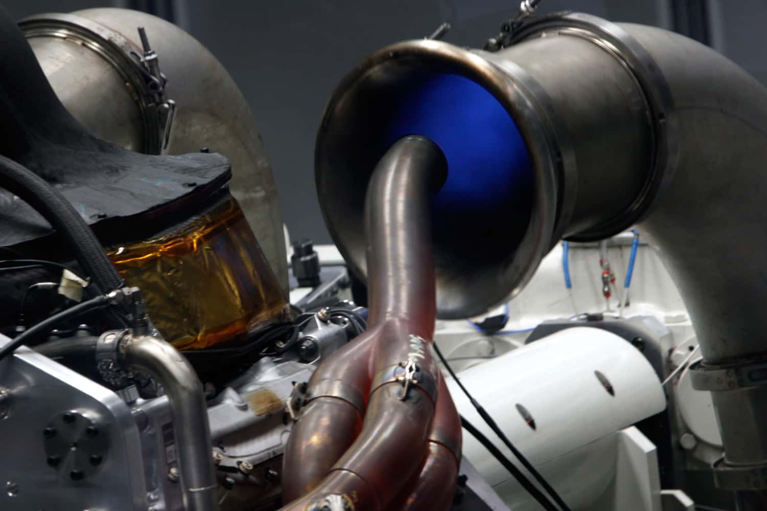 Mercedes F1 Motor Prüfstand