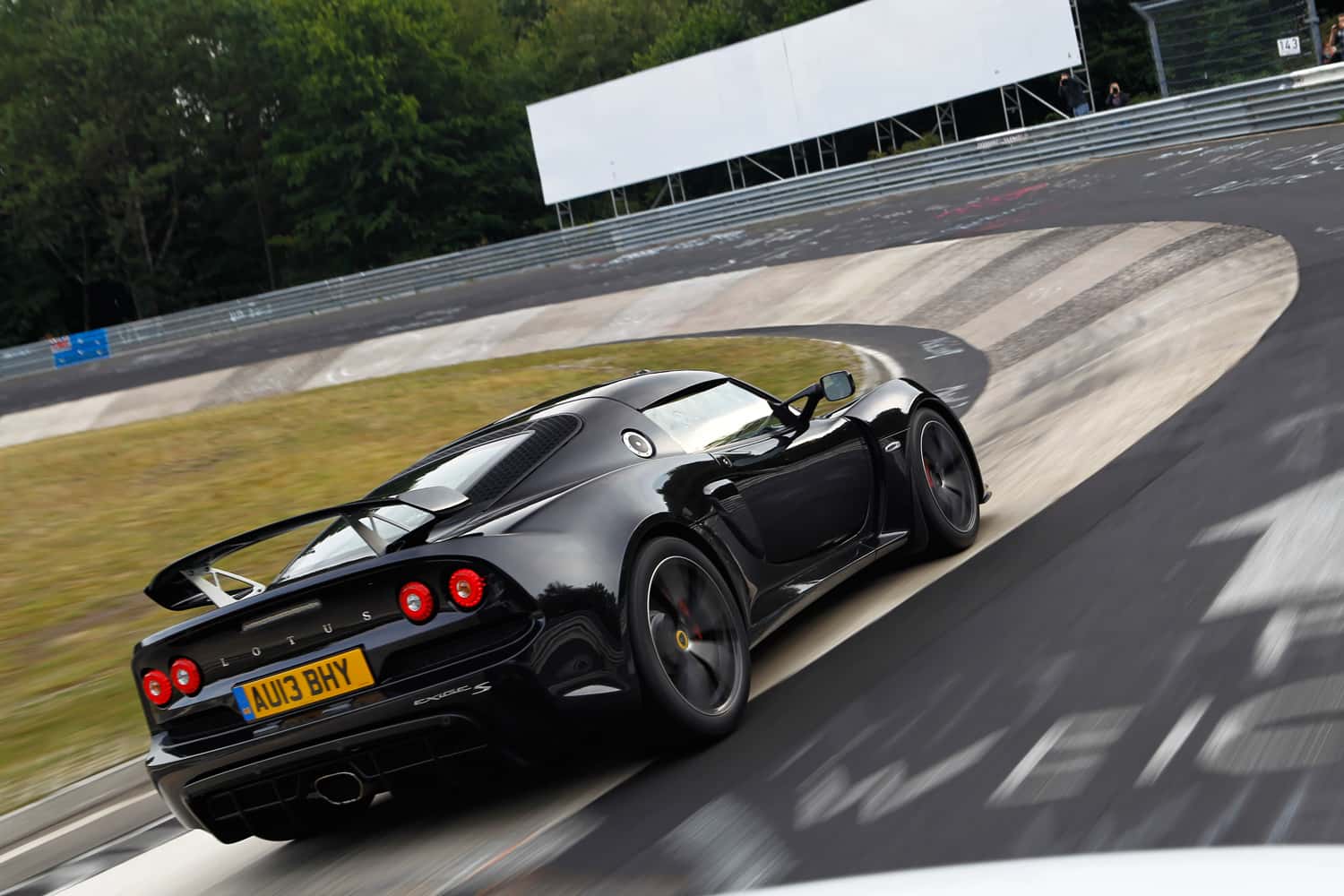 Lotus Exige S, Heckansicht
