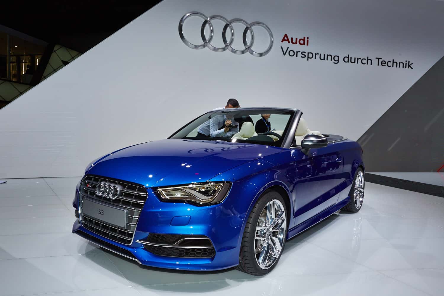 Audi S3 Cabrio, Genfer Autosalon, Messe, 2014, Genfer Autosalon, Messe, 2014