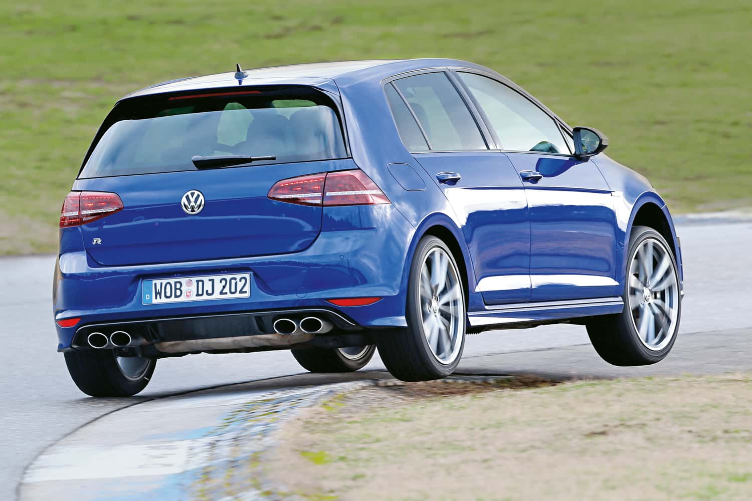 VW Golf R, spa0414, Vergleich VW Golf R, Heckansicht