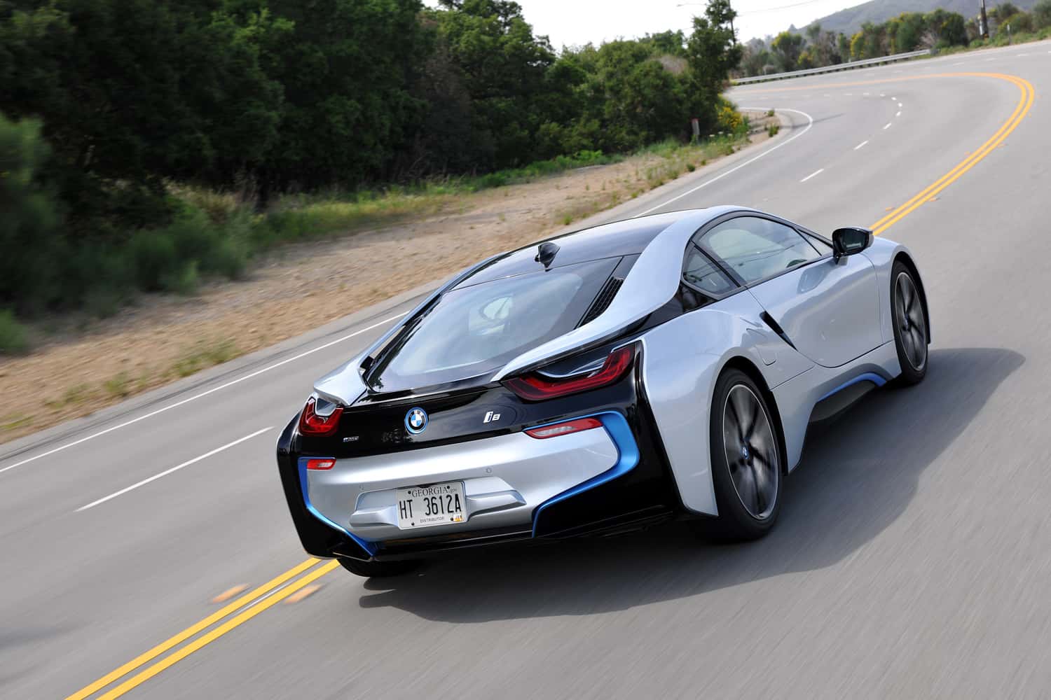 BMW i8, Heckansicht