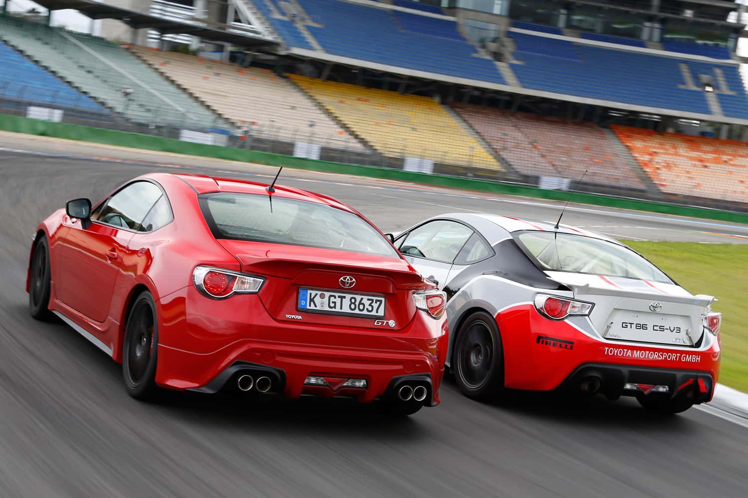 Toyota GT86 CS-V3, Toyota GT86 TRD, Heckansicht