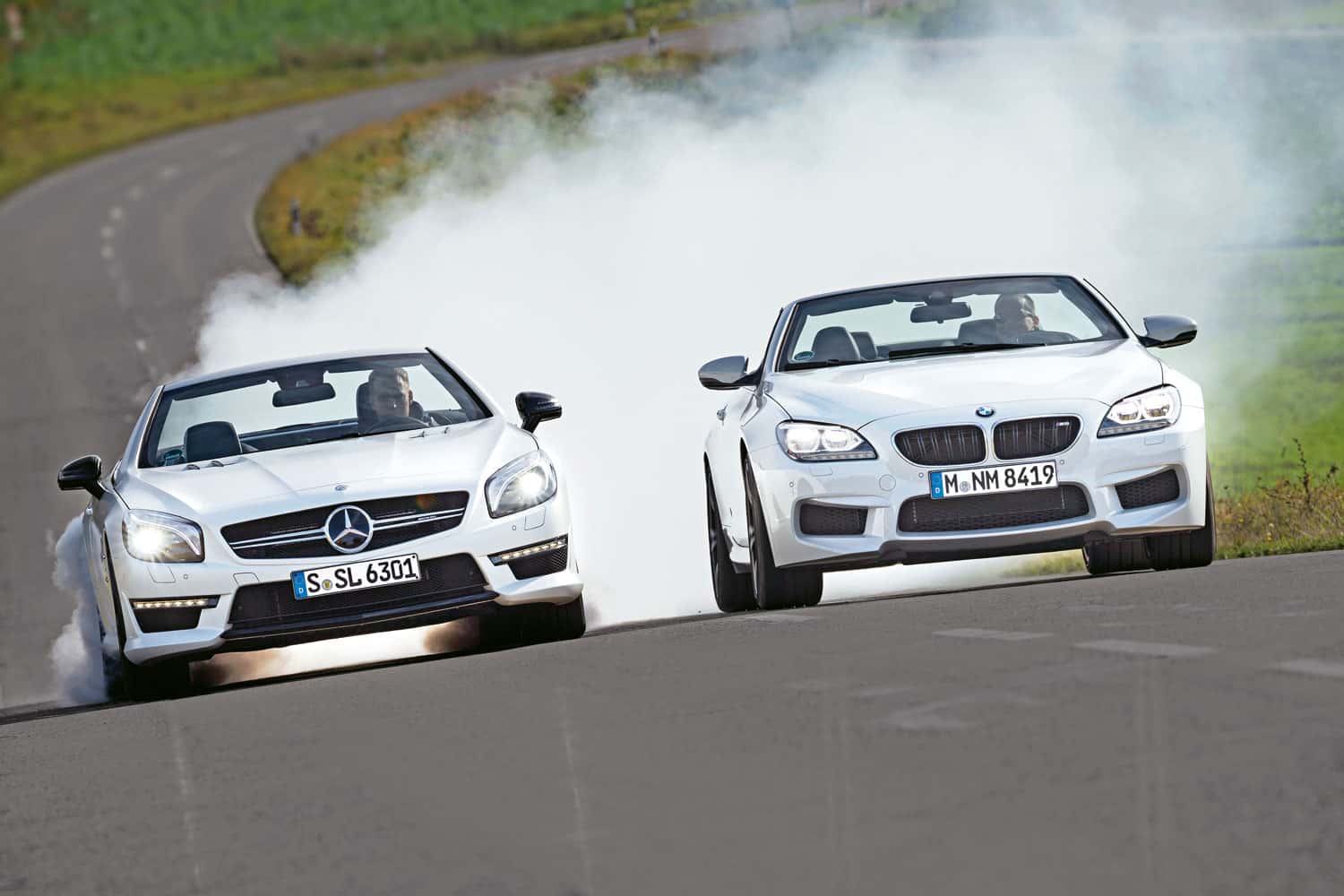 BMW M6 Cabrio, Mercedes SL 63 AMG, Cabrios