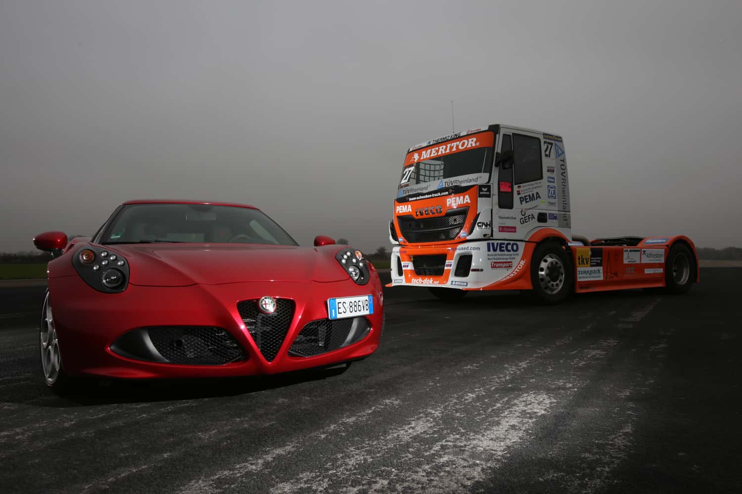Alfa Romeo 4C, Iveco Race Stralis, Impression