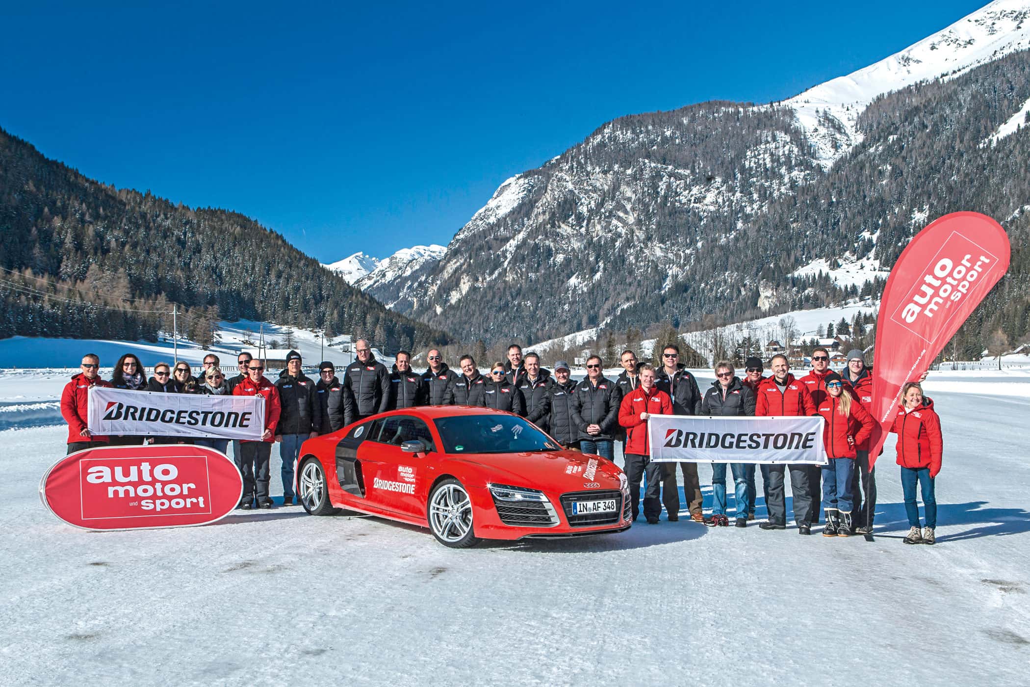 Winterfahrtraining - Bridgestone - Audi 