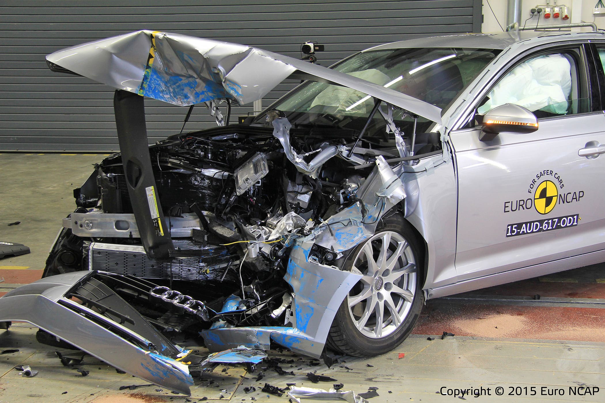 EuroNCAP-Crashtest Audi A4