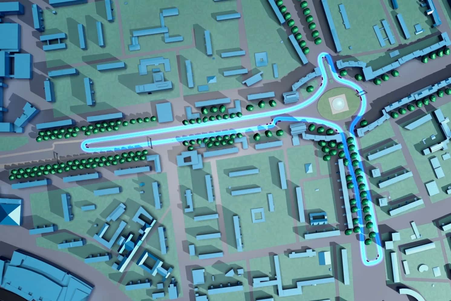 Formel E - Strecke - Berlin - 2016