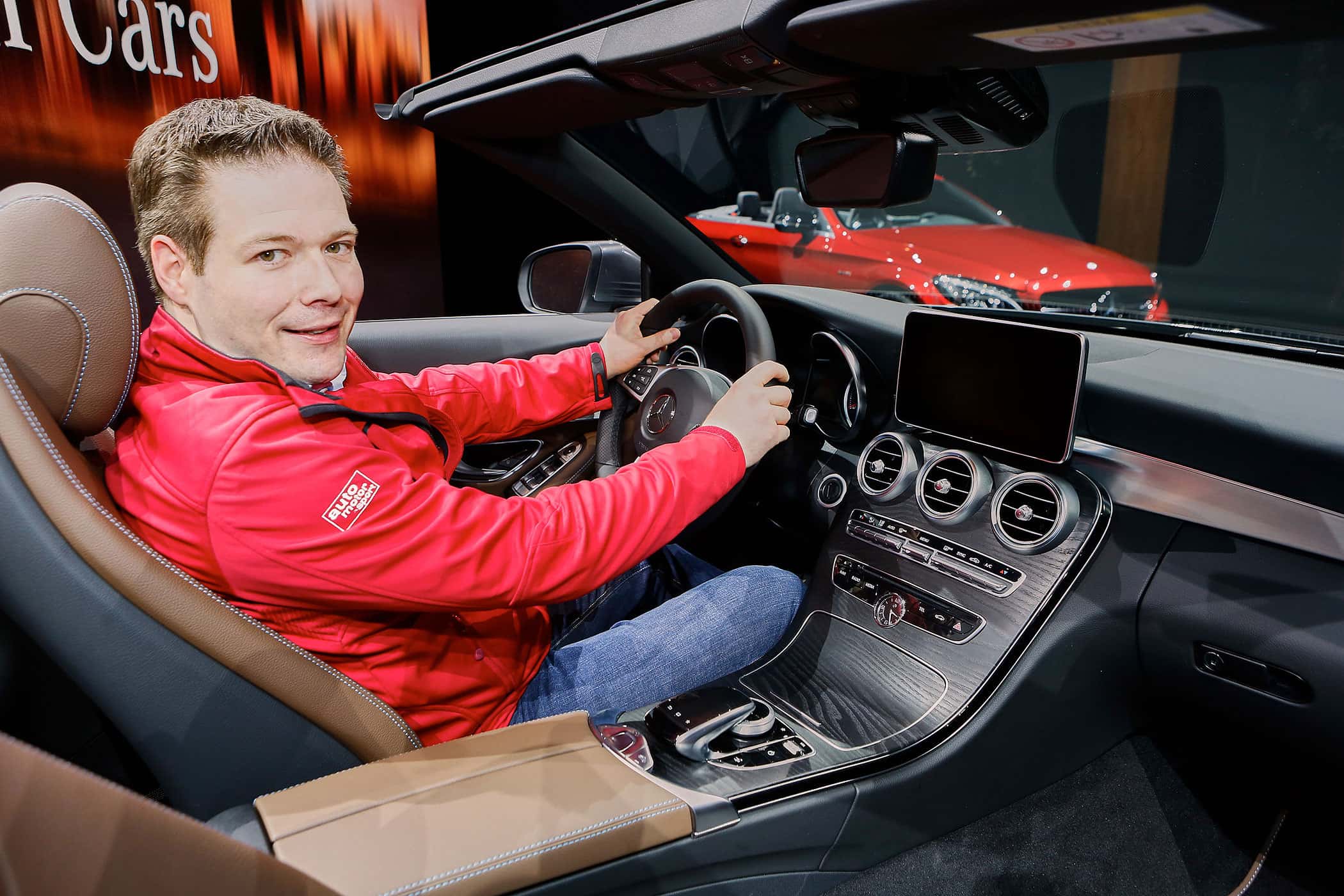 Mercedes C-Cabrio Sitzprobe Jochen Knecht