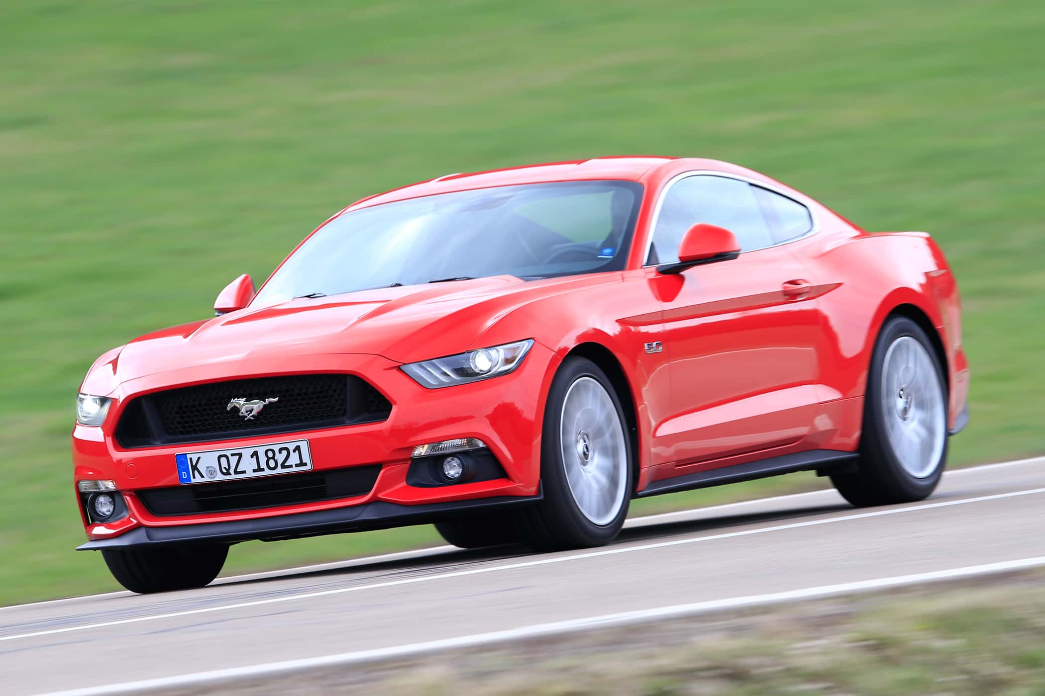 Ford Mustang GT 5.0 Fastback, Seitenansicht