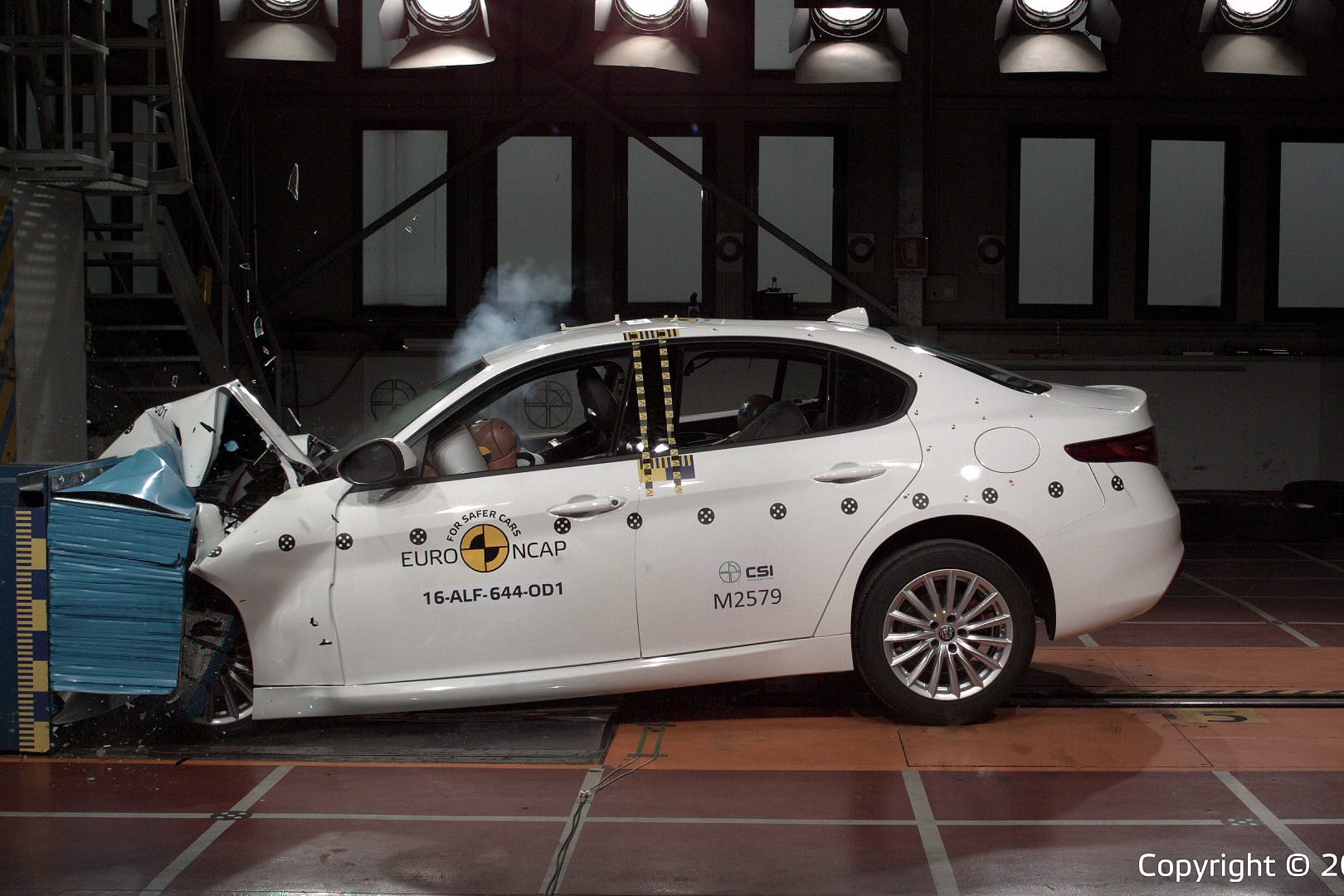 EuroNCAP-Crashtest 2016 Alfa Giulia