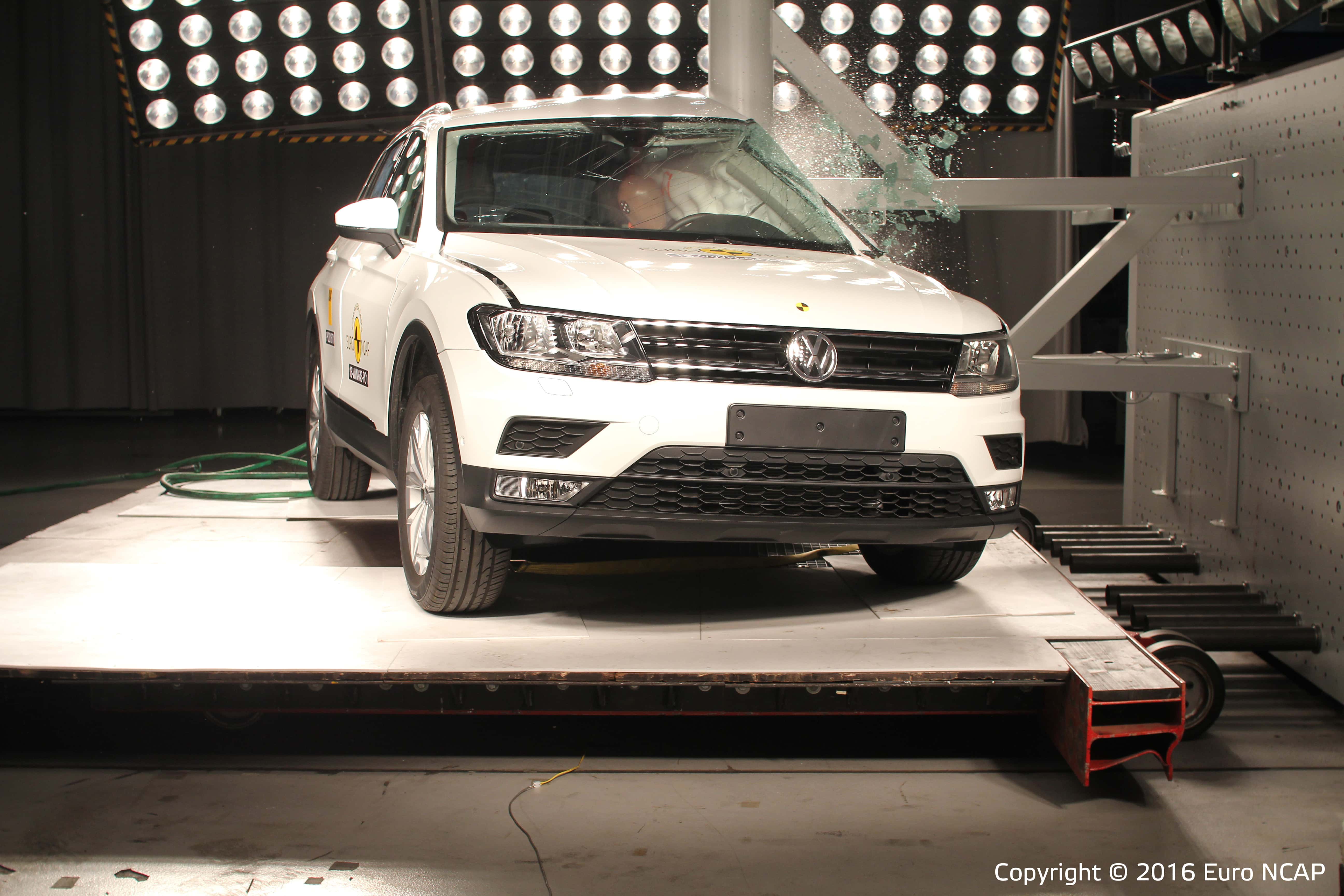 EuroNCAP-Crashtest 2016 VW Tiguan