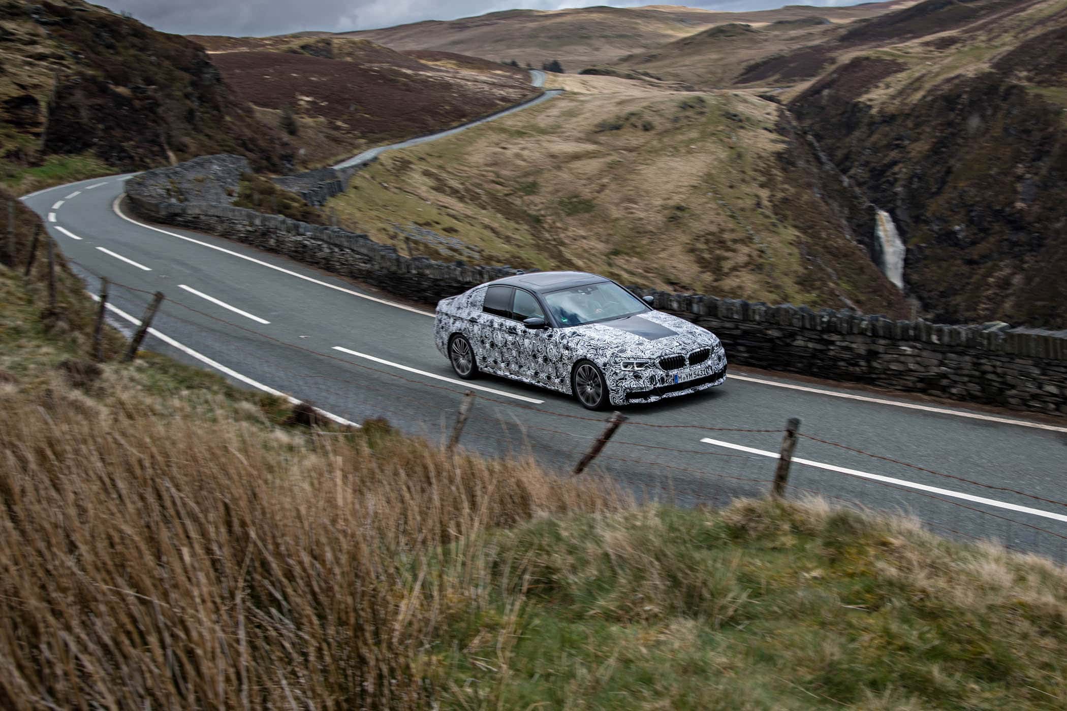 BMW 5er, Baureihe G30, Erprobungsfahrt, Sperrfrist