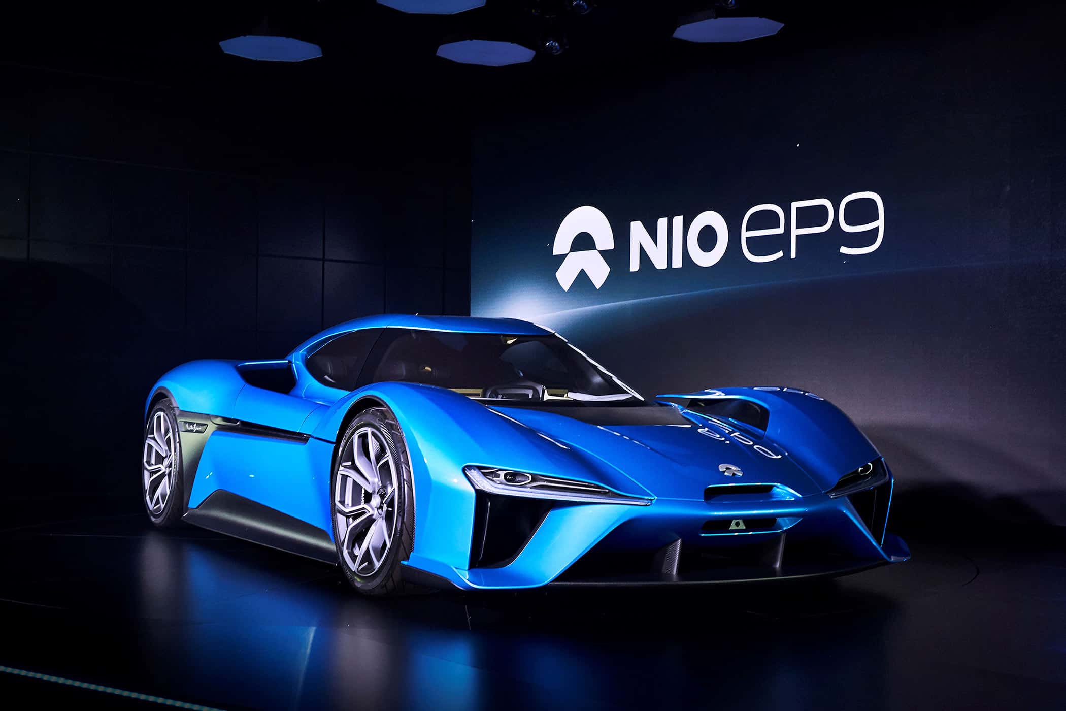 Nio EP9 Vorstellung London Saatchi Gallery